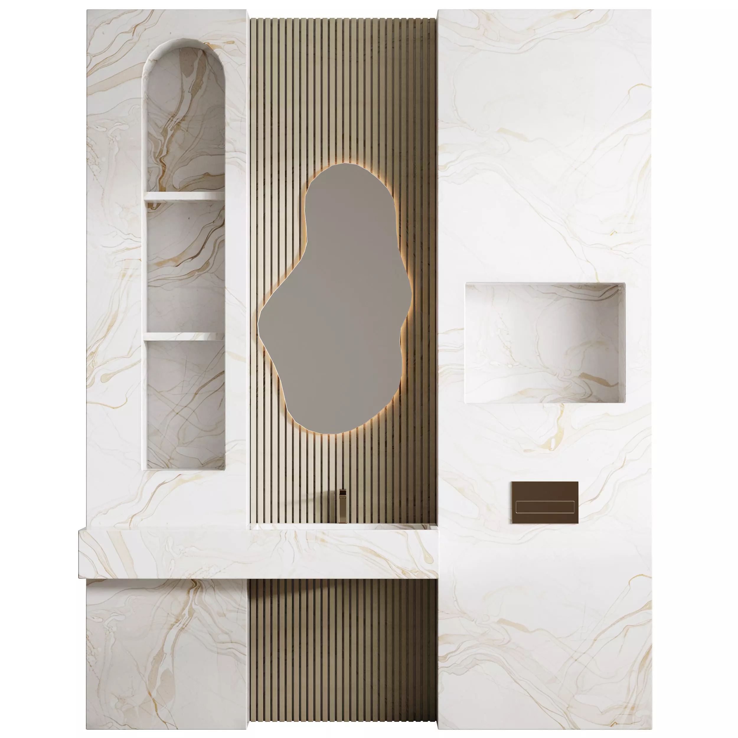 Bathroom furniture 33 3D model_0