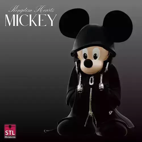 STL Dark Mickey Kingdom Hearts InspiredModel