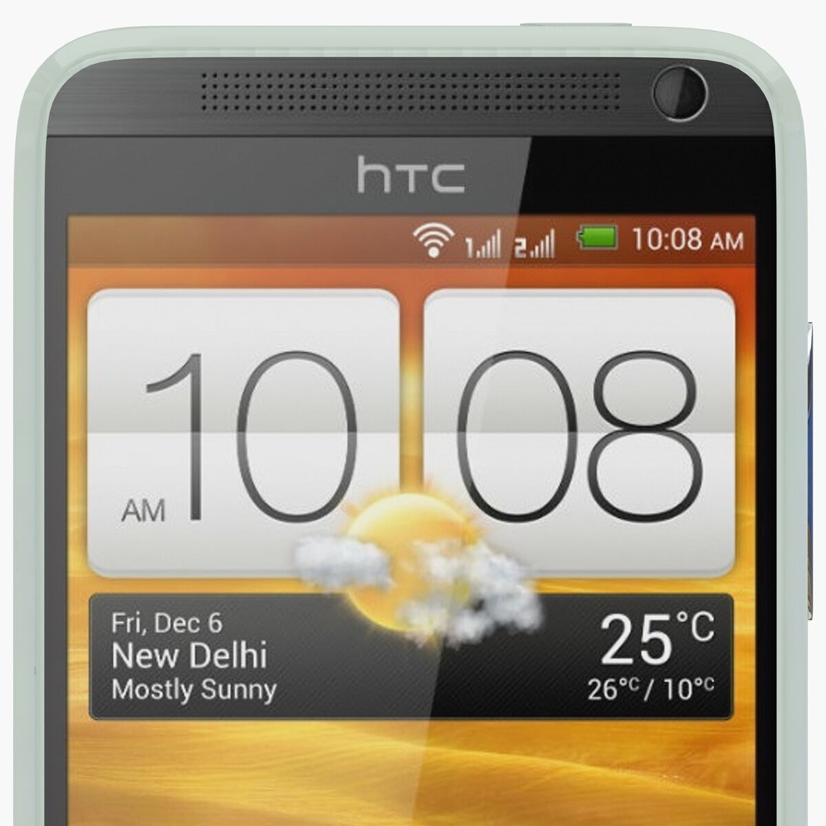 htc desire 501 green 3D model_2