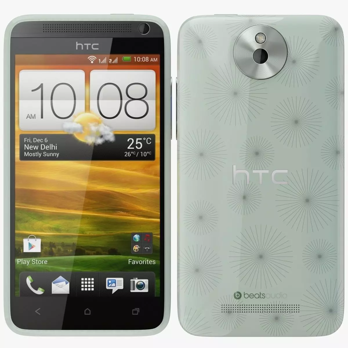 htc desire 501 green 3D model_0