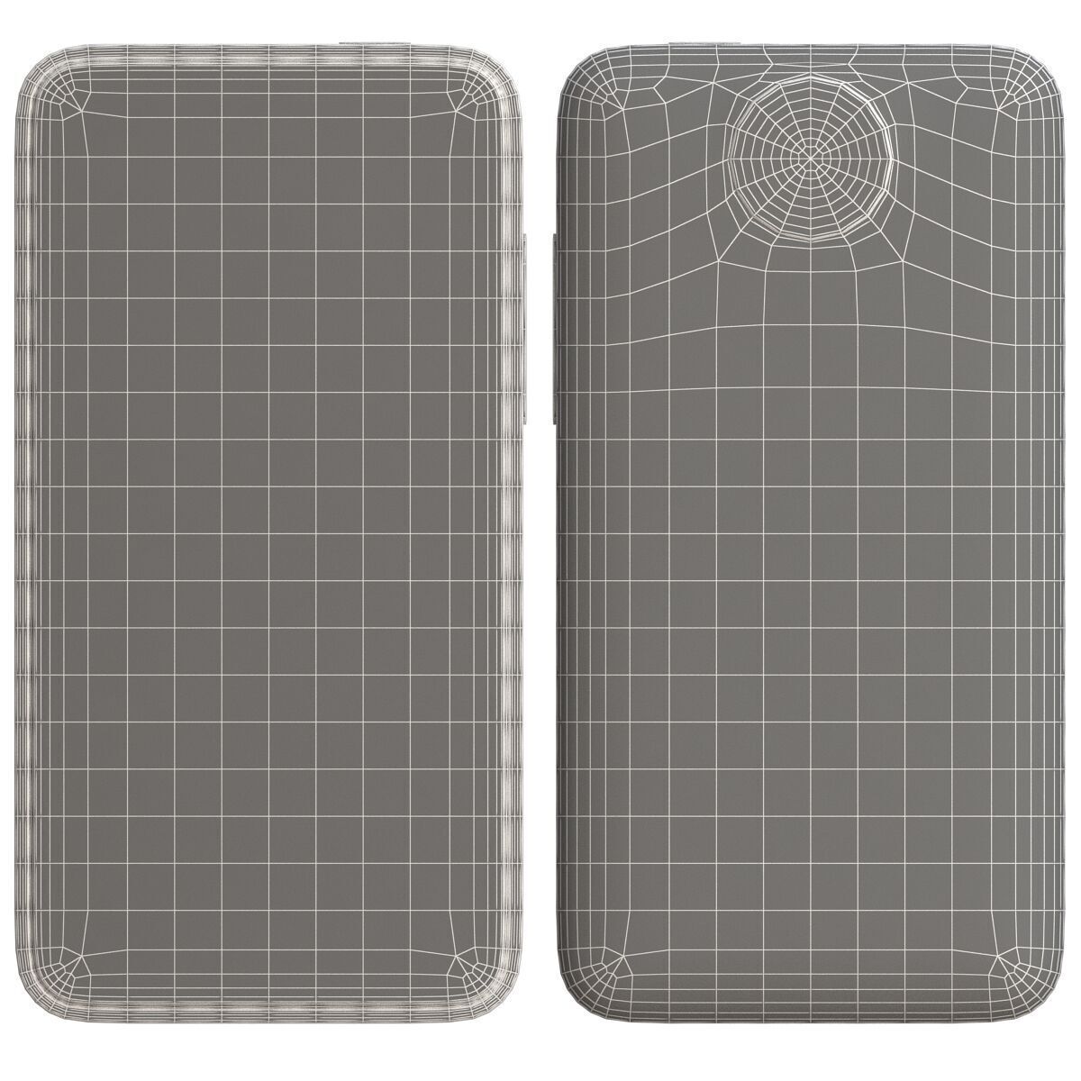 htc desire 501 green 3D model_7