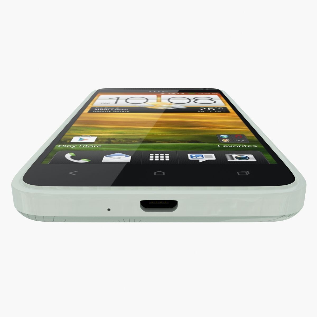 htc desire 501 green 3D model_6