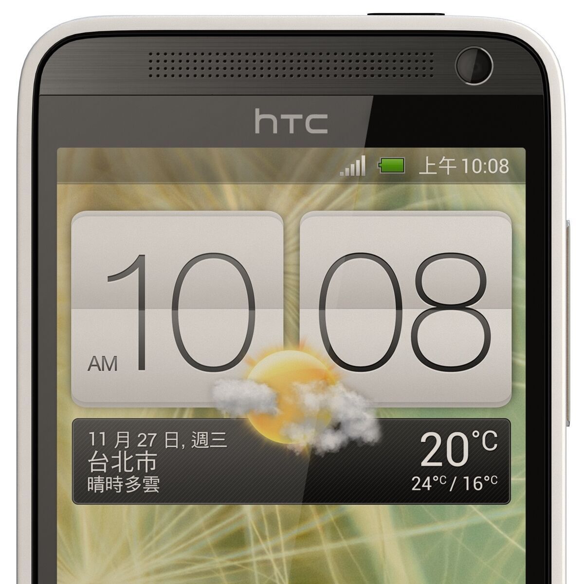 HTC Desire 501 White 3D model_2