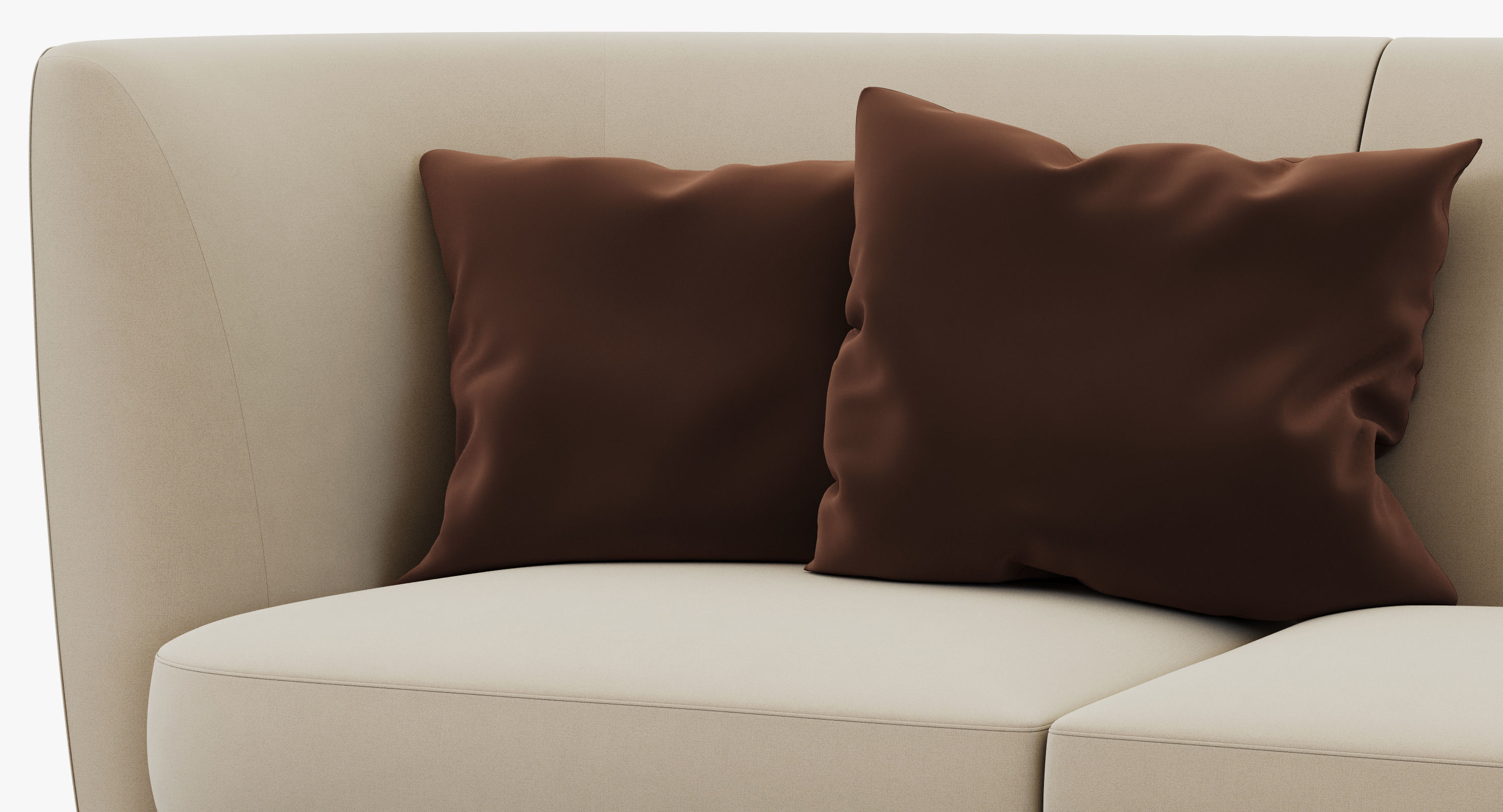 Flexform Altea Divano - 3 sizes 3D model_6