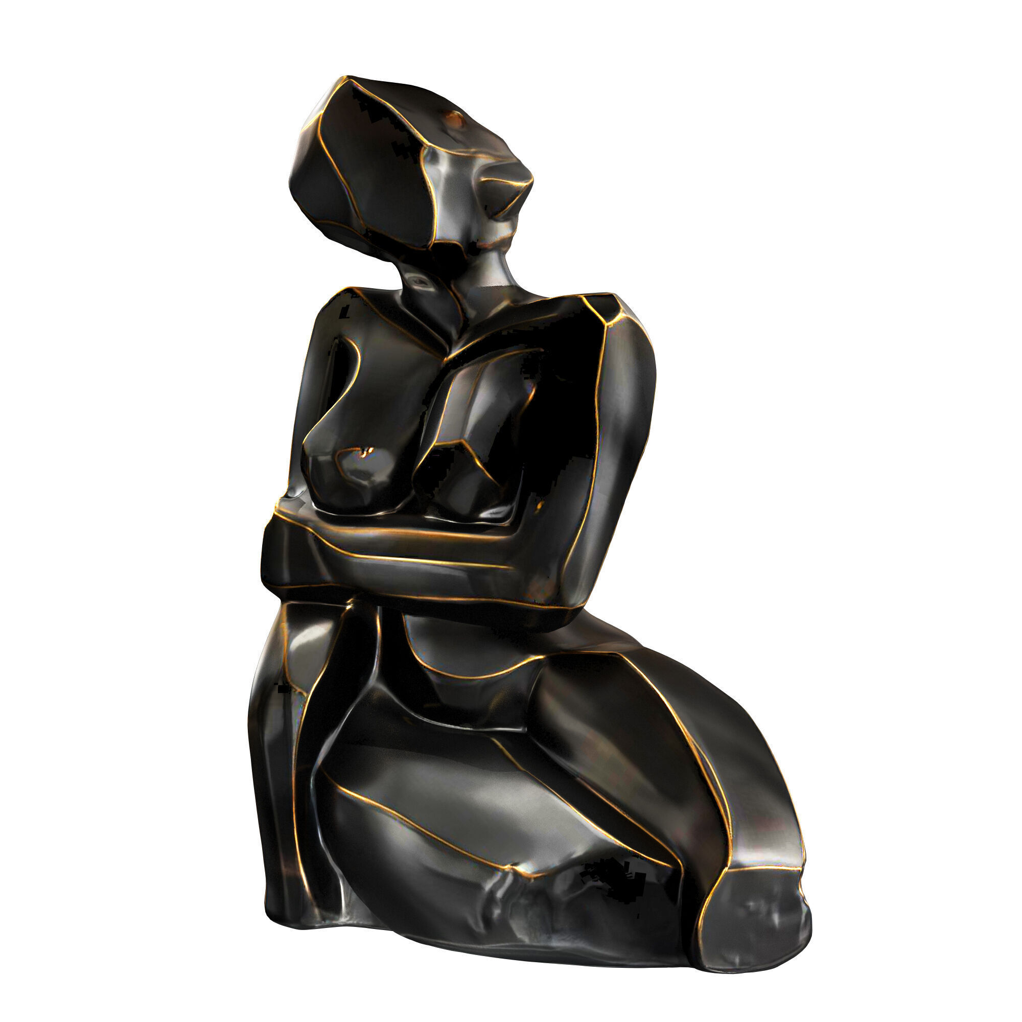 Adel Sculpture Style Bronze 3D model_2