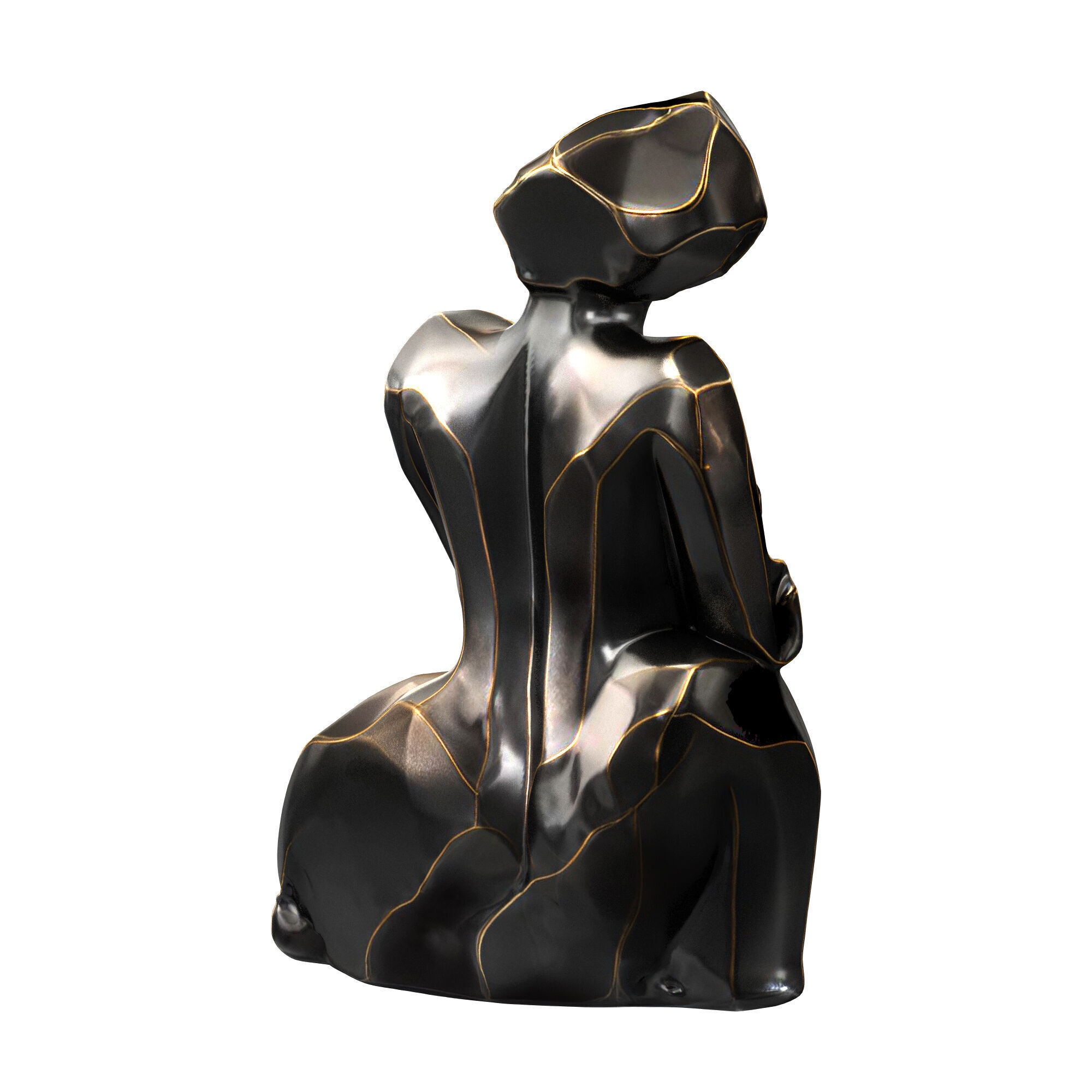 Adel Sculpture Style Bronze 3D model_4