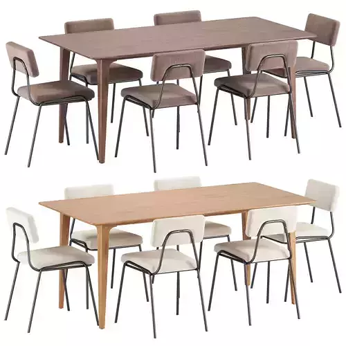 Westwing Korduroy Chair and Archie Table