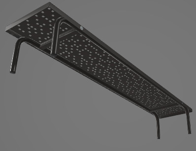 Rustic Metal Monitor 3D Asset 3D model_2