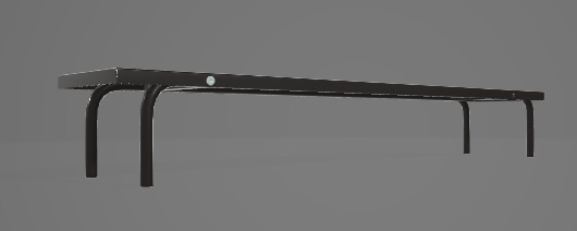 Rustic Metal Monitor 3D Asset 3D model_1