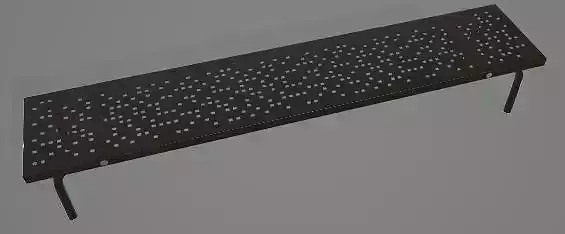 Rustic Metal Monitor 3D Asset