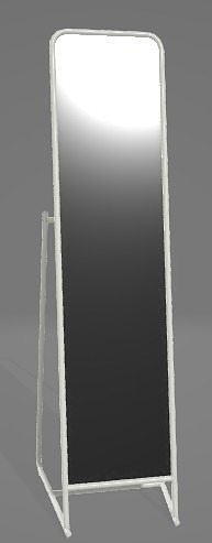 Long Floor Mirror 3D Asset 3D model