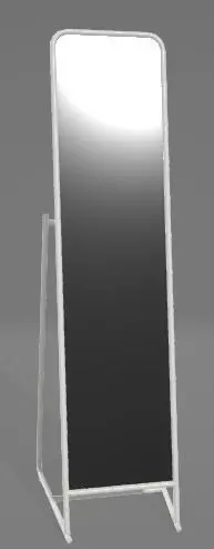 Long Floor Mirror 3D Asset 3D model_0