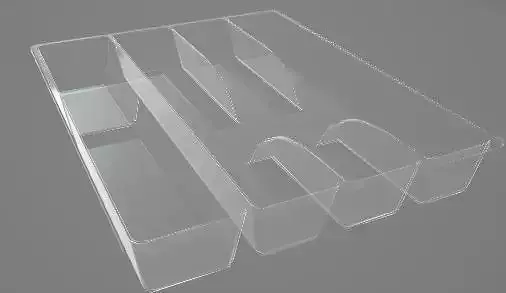 Glass Cuterly Tra 3D Asset 3D model