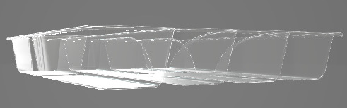 Glass Cuterly Tra 3D Asset 3D model_1