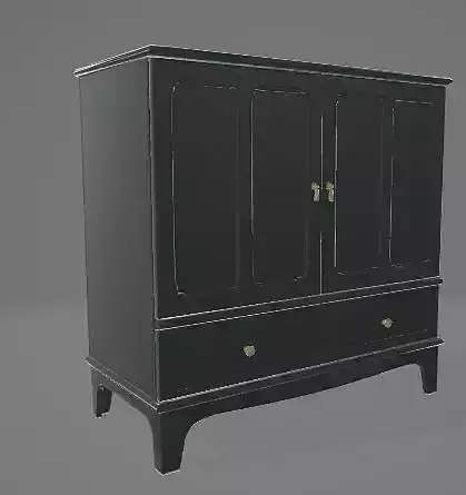 Fancy Cabinet 3D Asset