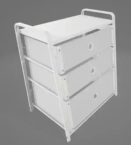 Drawer With Different Sizes 3D Asset