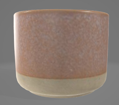Decorative Rustic Candle 3D Asset 3D model_1