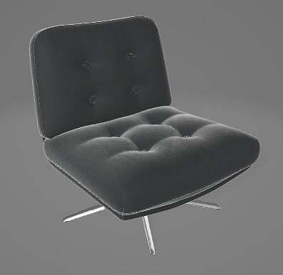 Cushion Chair 3D Asset 3D model