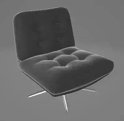 Cushion Chair 3D Asset 3D model