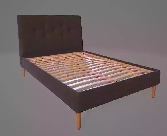 Cushion Bed Frame 3D Asset 3D model