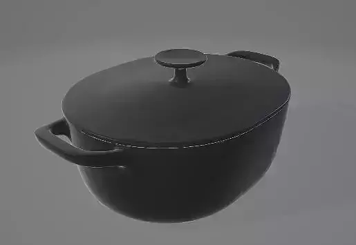 Cassarole Pot 3DAsset 3D model