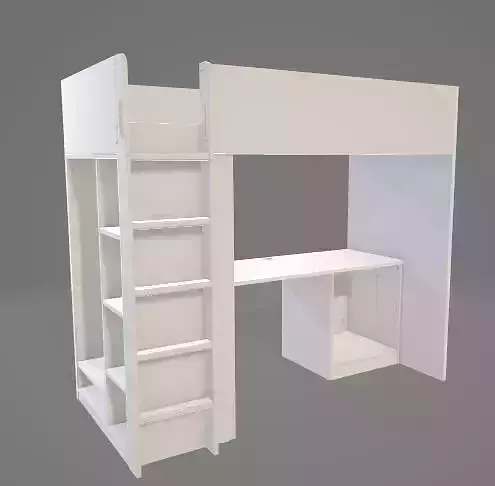 Bunker Bed 3D Asset