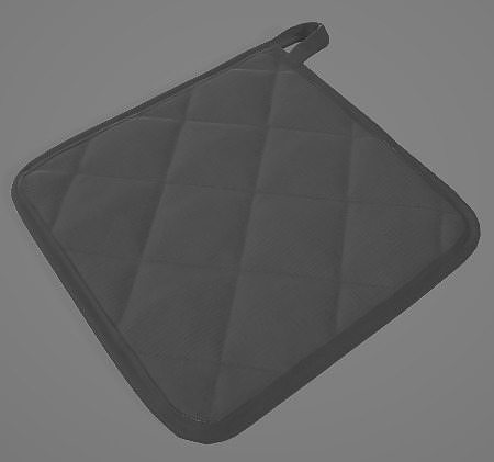 Black Pot Holder 3D Asset 3D model