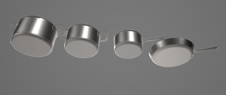 Still Pot With Glass Lid Set 3D Asset 3D model_2