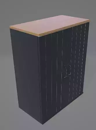 Sofisticated Kitchen Cabinet 3D Asset