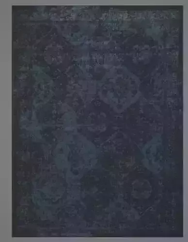 Rustic Patterned  Rug 3D Asset