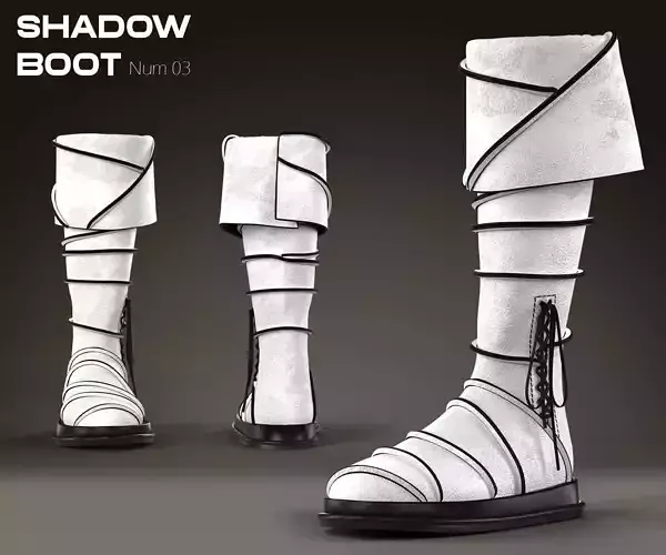 Shadow Boot High-Quality 3D Boots 03