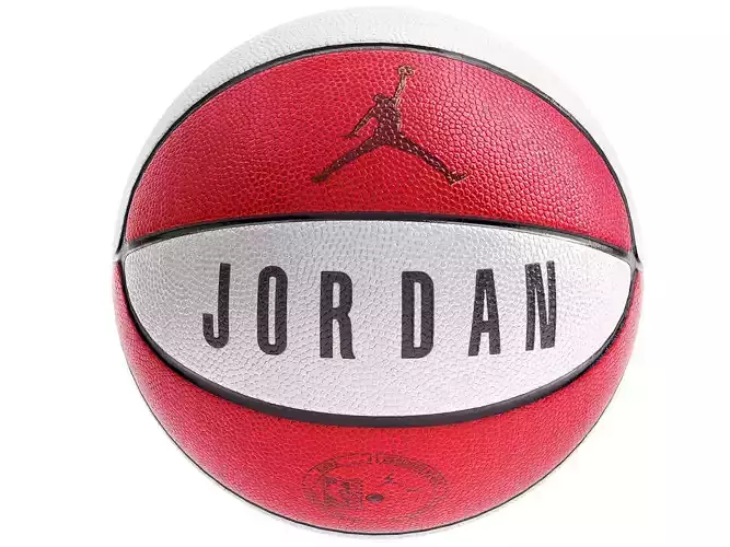 nike jordan basketball ball red and white