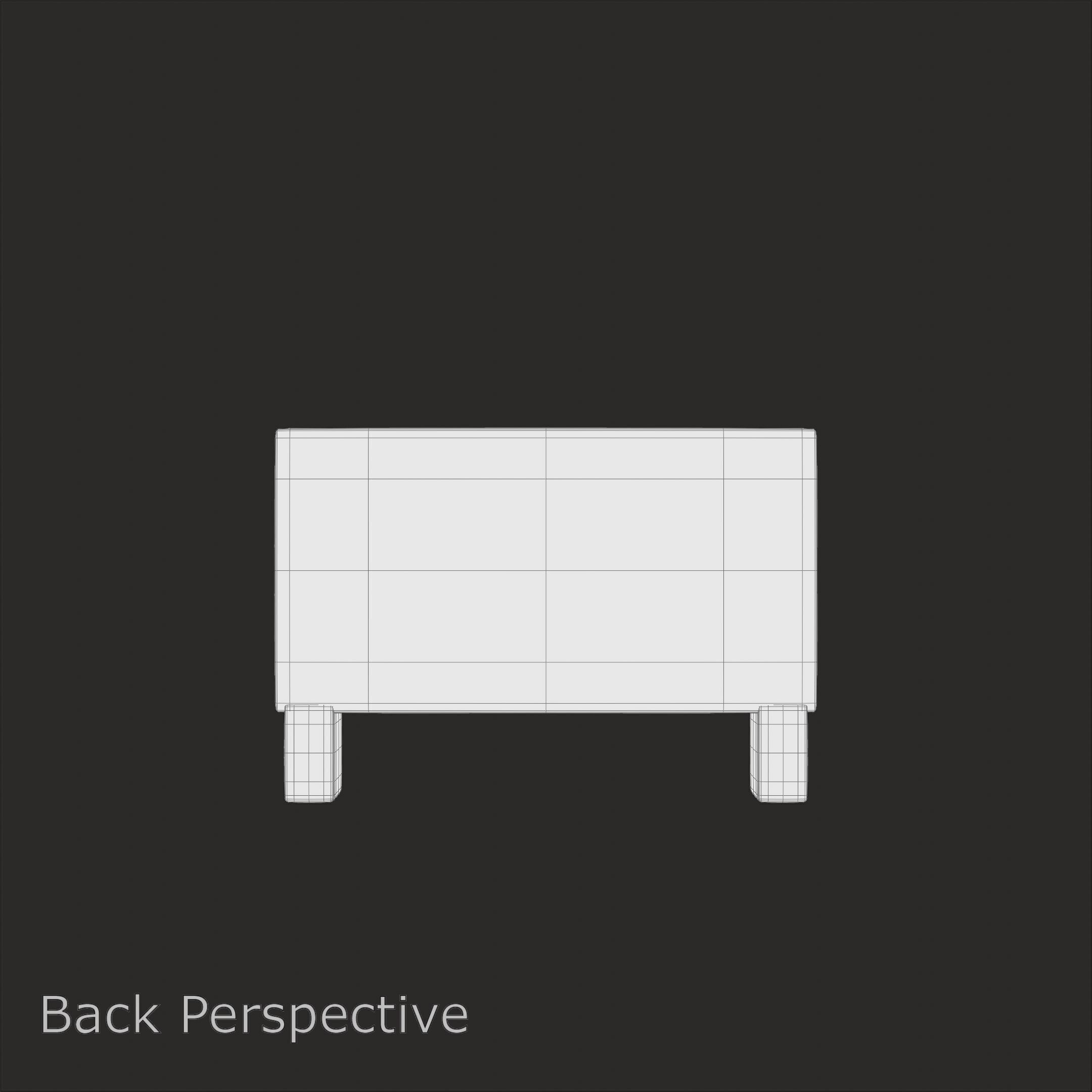 Single Bed with Pink Blanket High-Quality PBR 3D Model 3D model_8