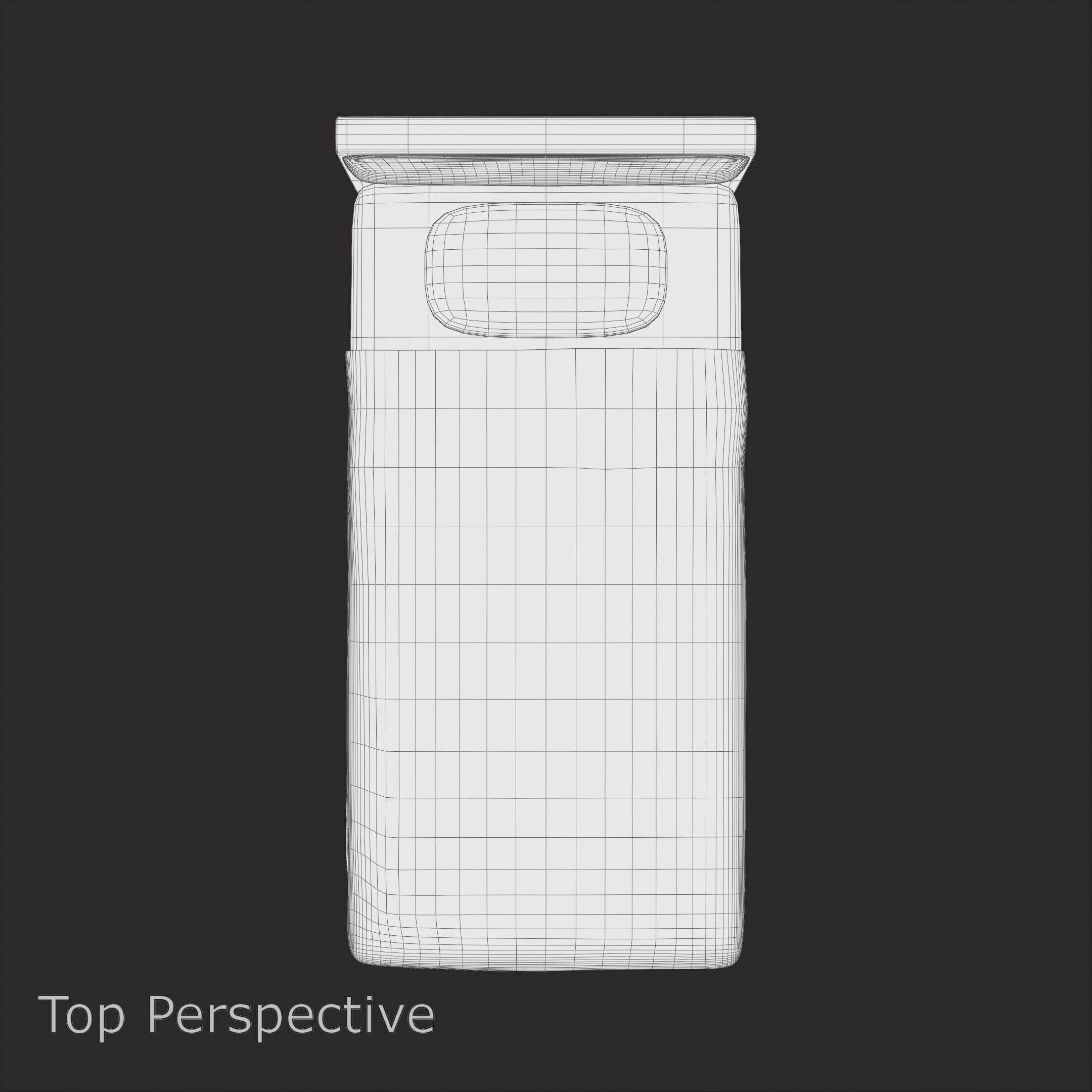 Single Bed with Pink Blanket High-Quality PBR 3D Model 3D model_12