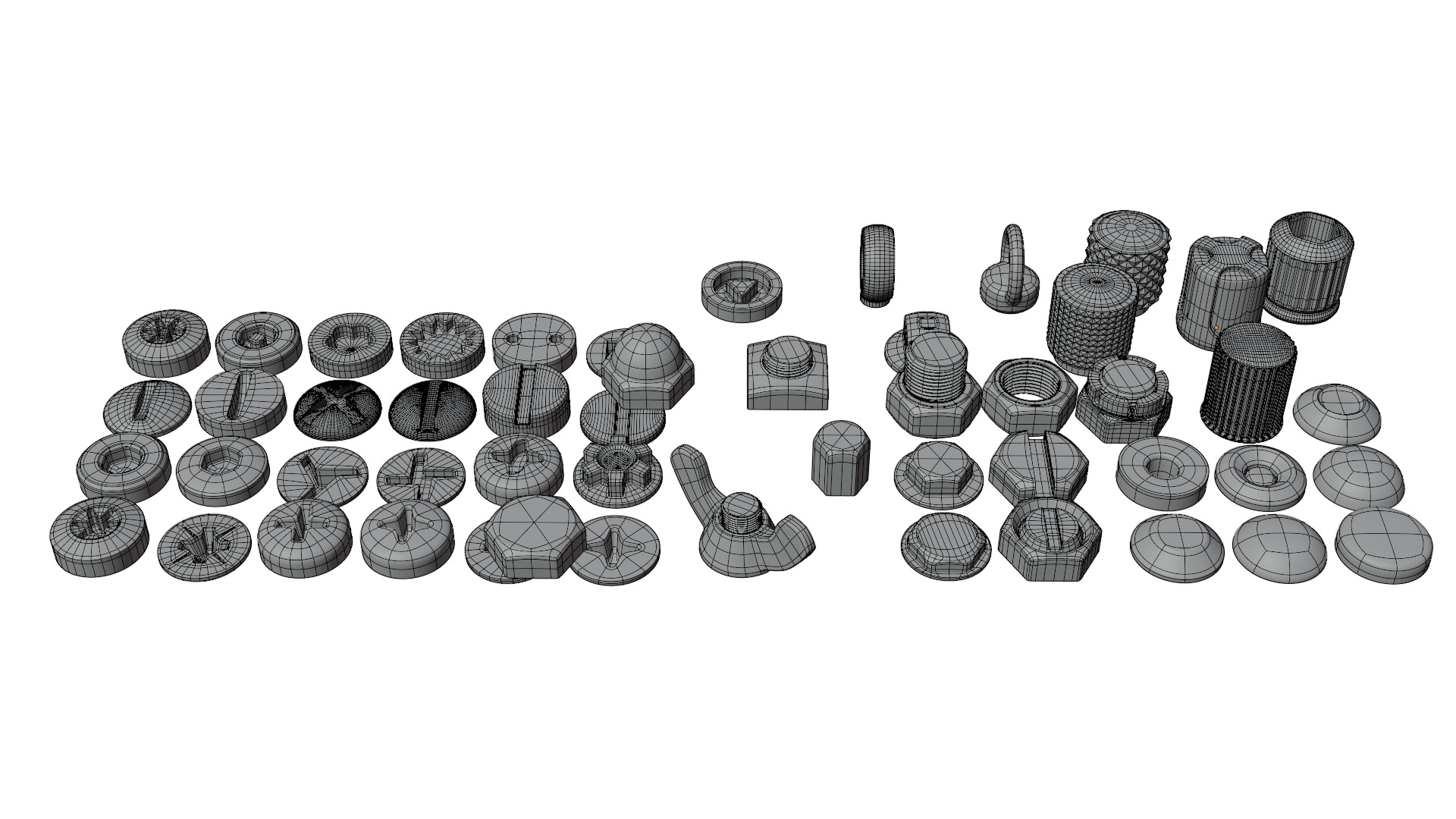 Gears Collection 3D model_5