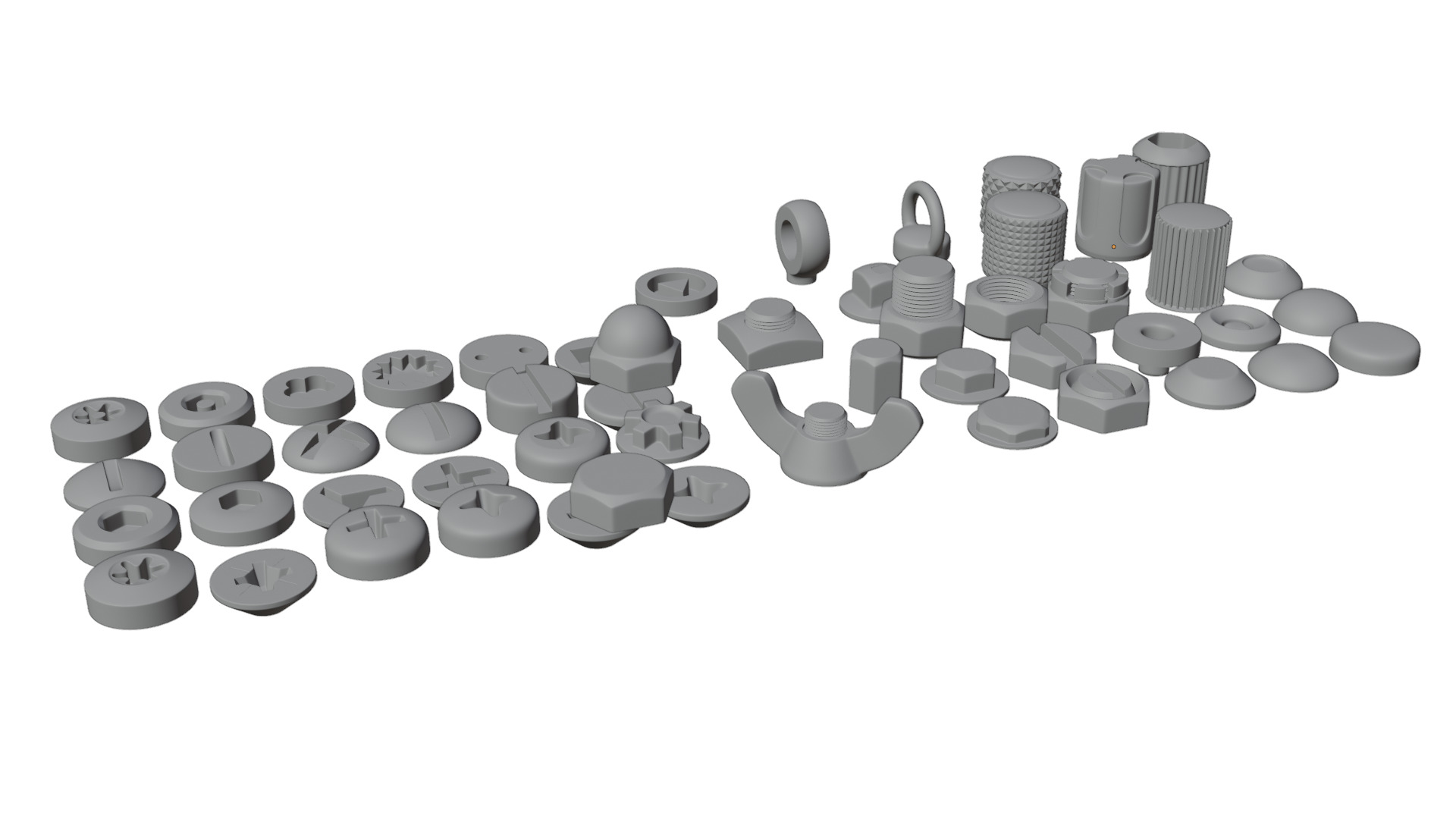 Gears Collection 3D model_1