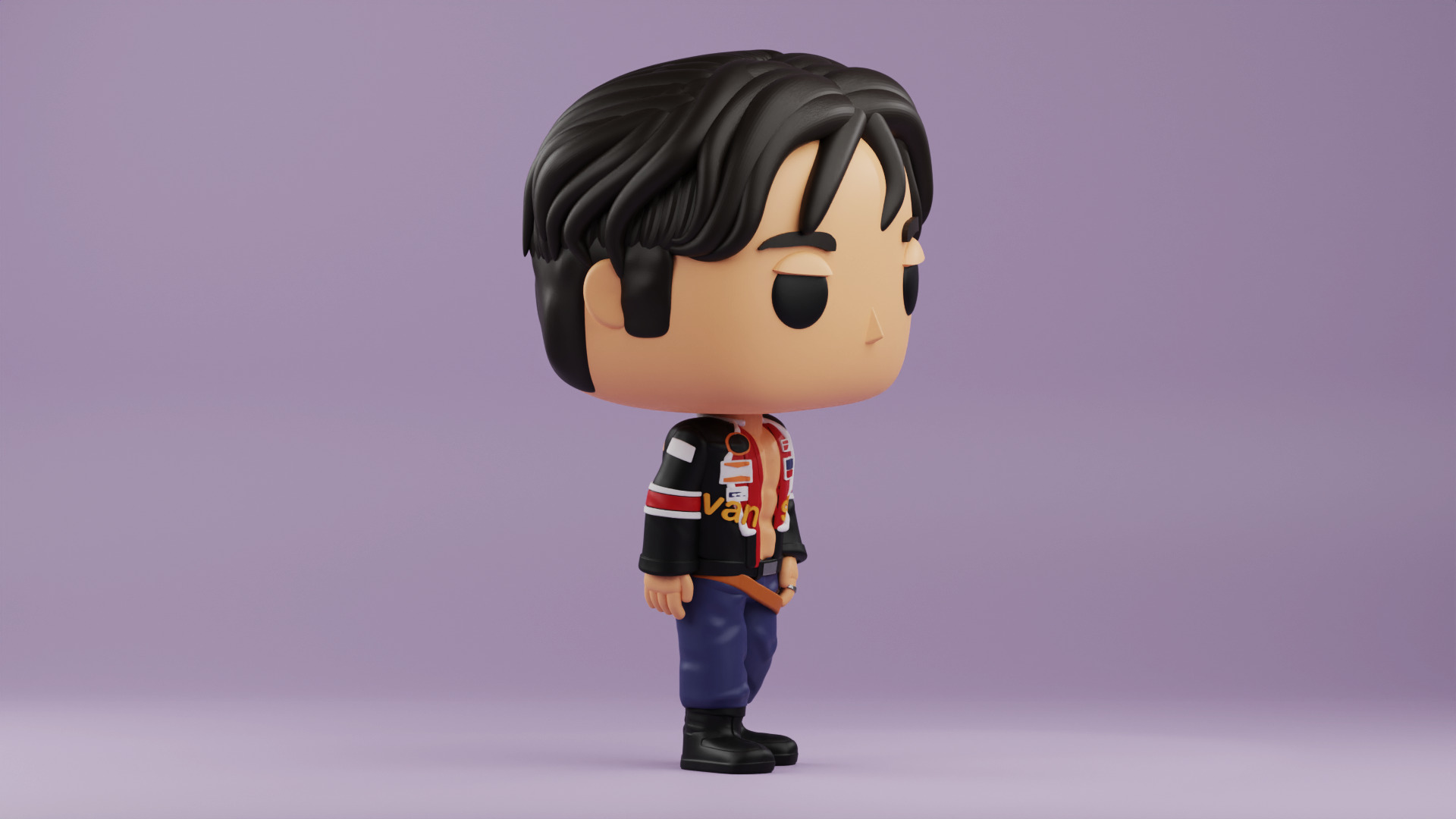 J hope Funko pop from the killin it girl 3D print model_5