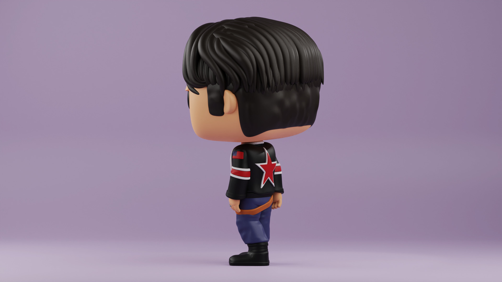 J hope Funko pop from the killin it girl 3D print model_11