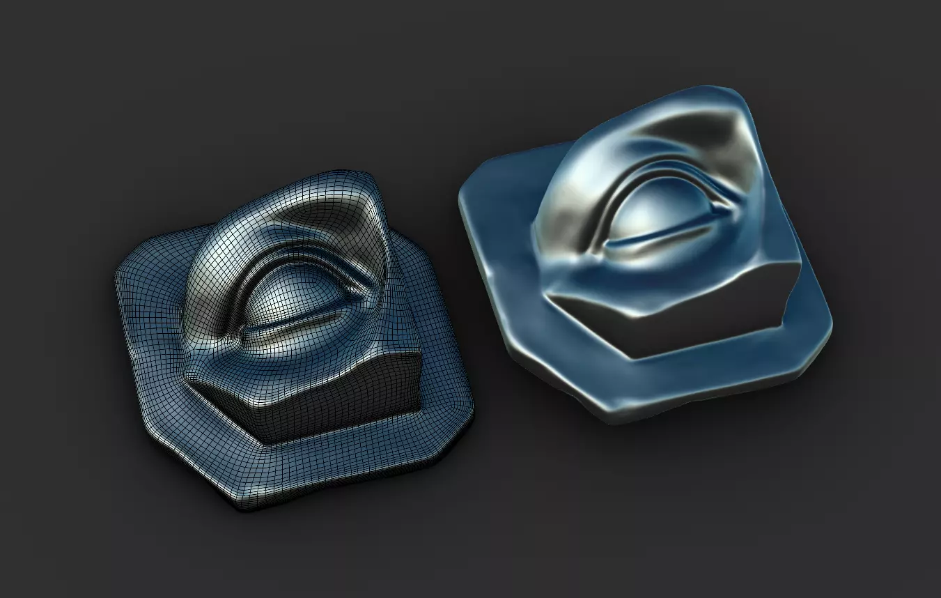 Human Eye 3D print model