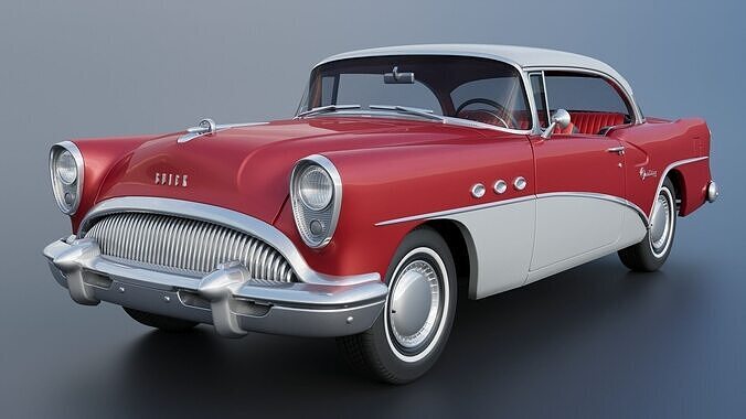 Buick Century 1954  3D print model 3