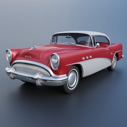Buick Century 1954  3D print model