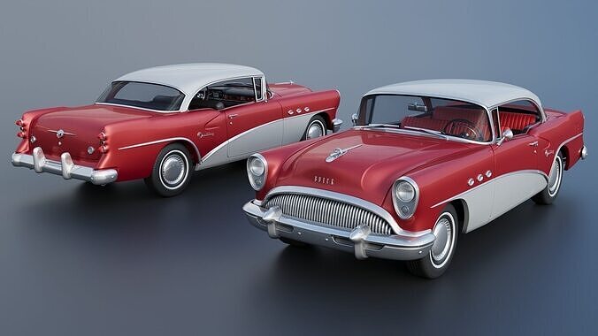 Buick Century 1954  3D print model 2