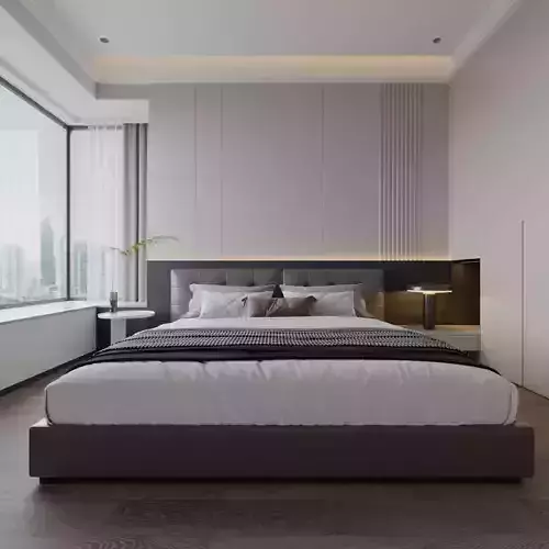 Bedroom interior scenes    
