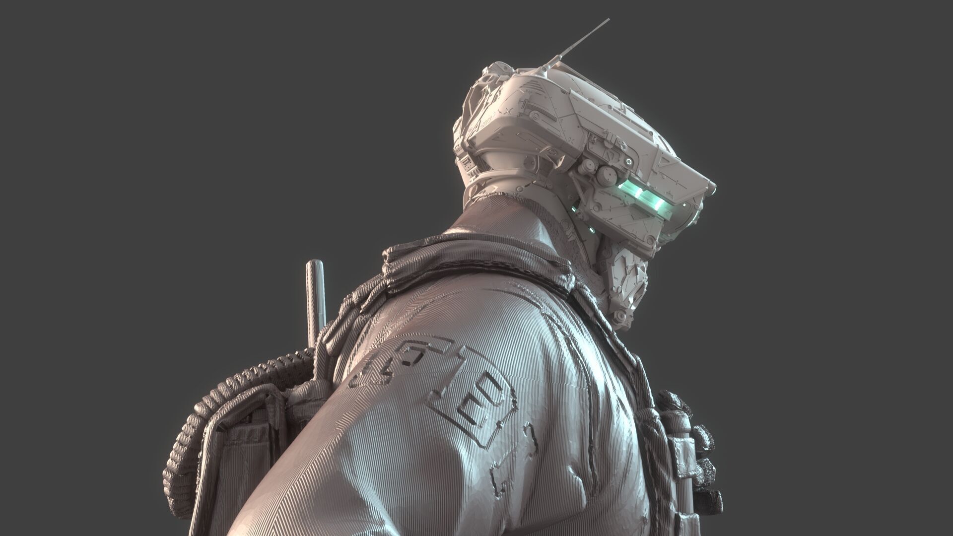 Mechanical Warrior 3D model_13