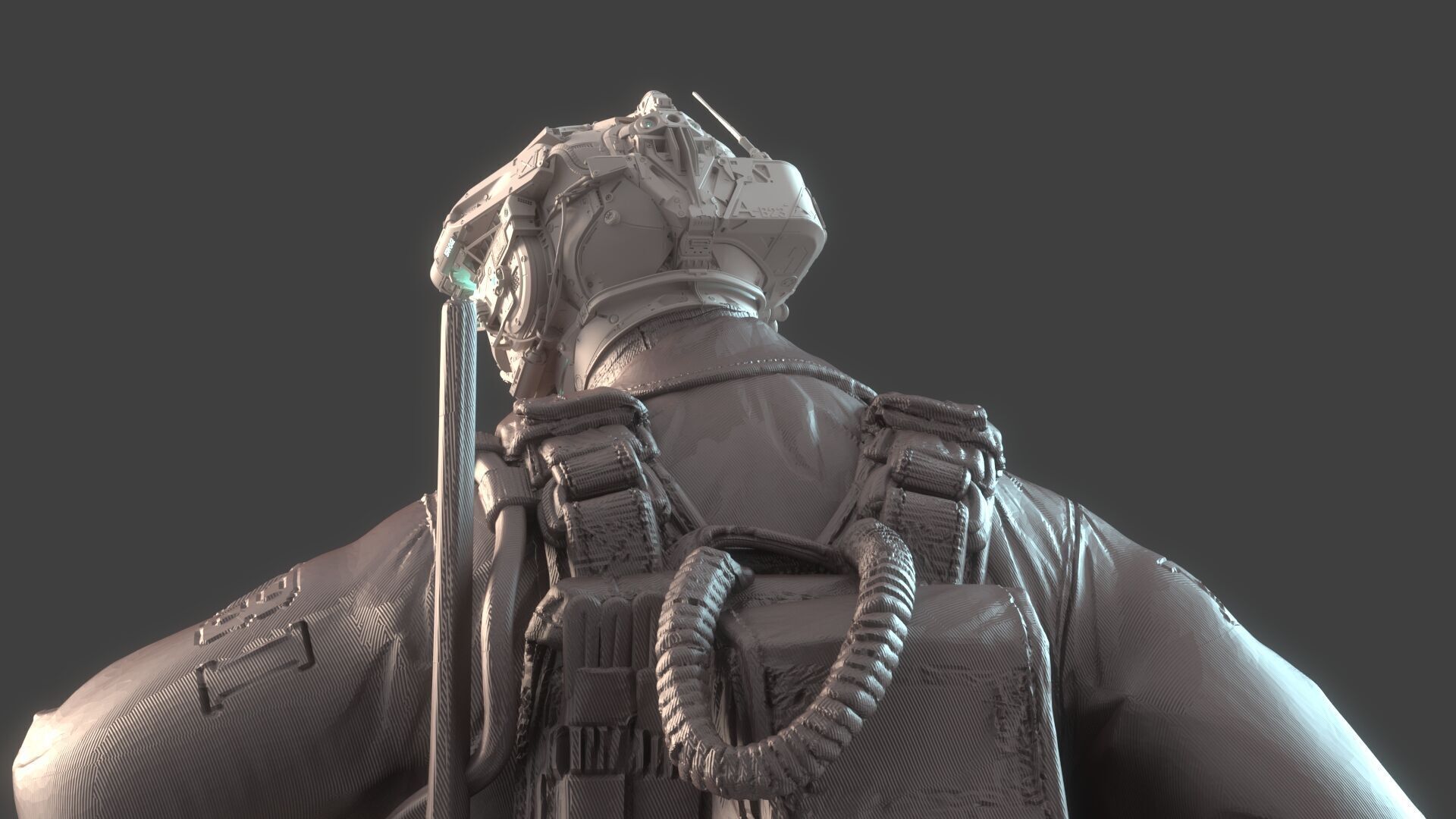 Mechanical Warrior 3D model_10