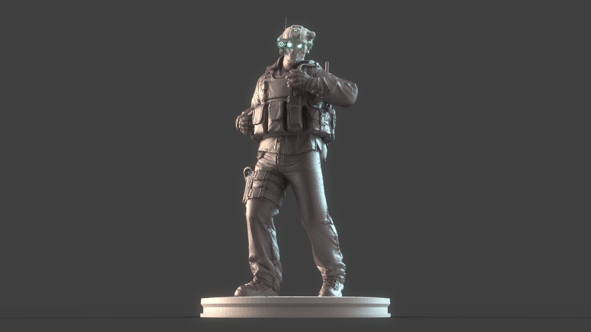 Mechanical Warrior 3D model_15