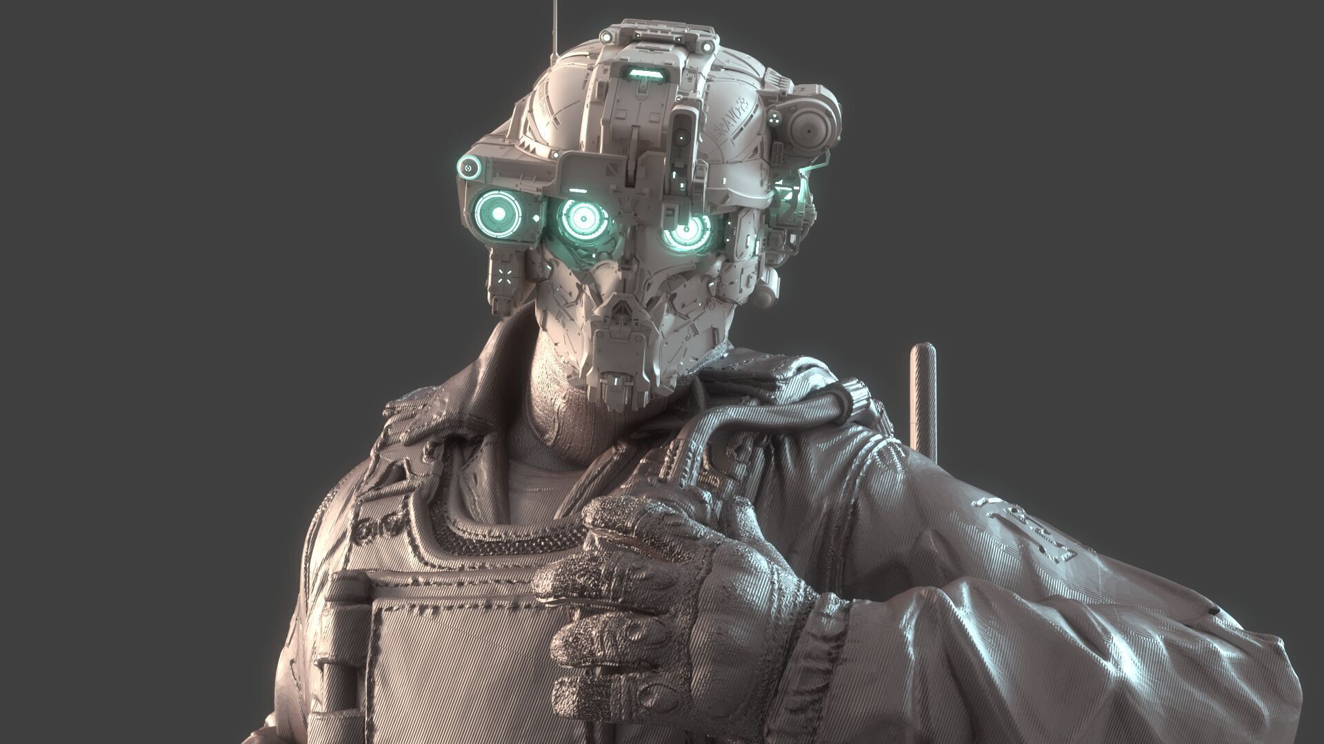 Mechanical Warrior 3D model_5