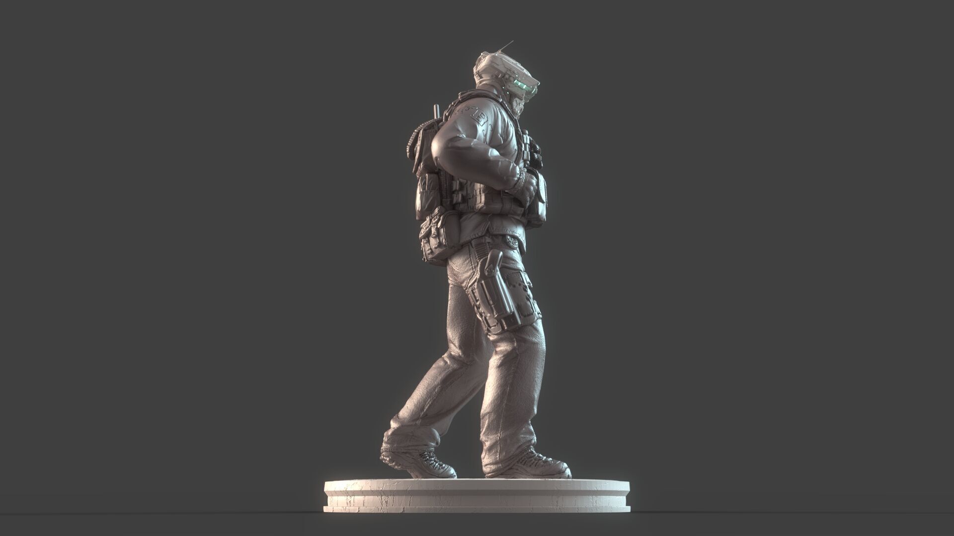 Mechanical Warrior 3D model_17