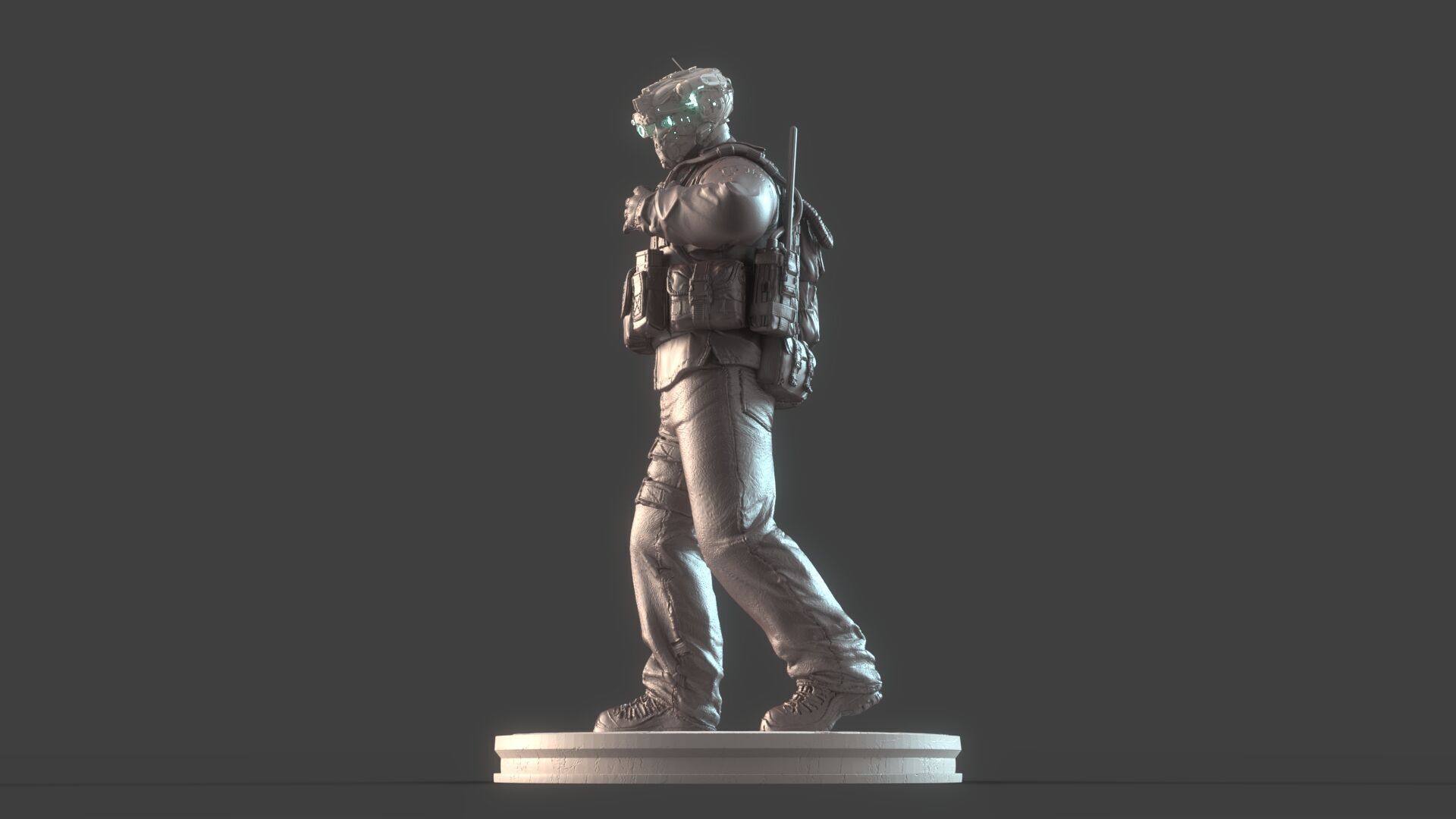 Mechanical Warrior 3D model_26