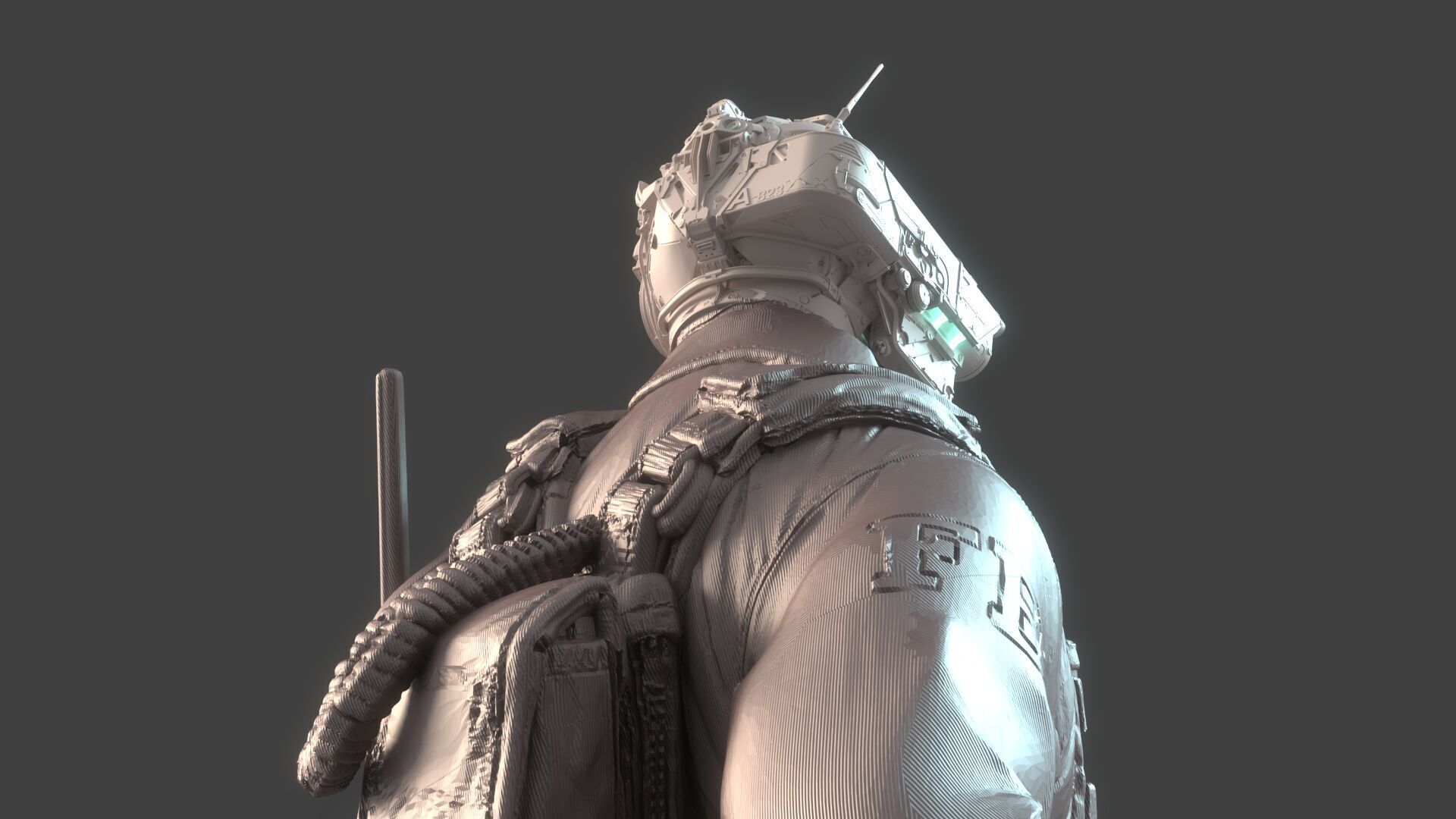 Mechanical Warrior 3D model_12